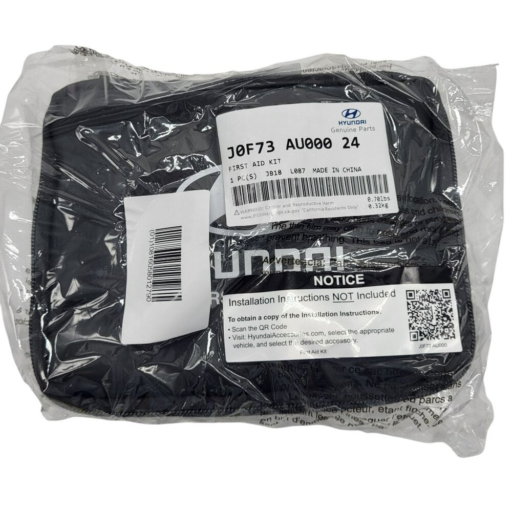 Hyundai Genuine Parts First Aid Kit Black OEM J0F73 Au000 24 New SEALED